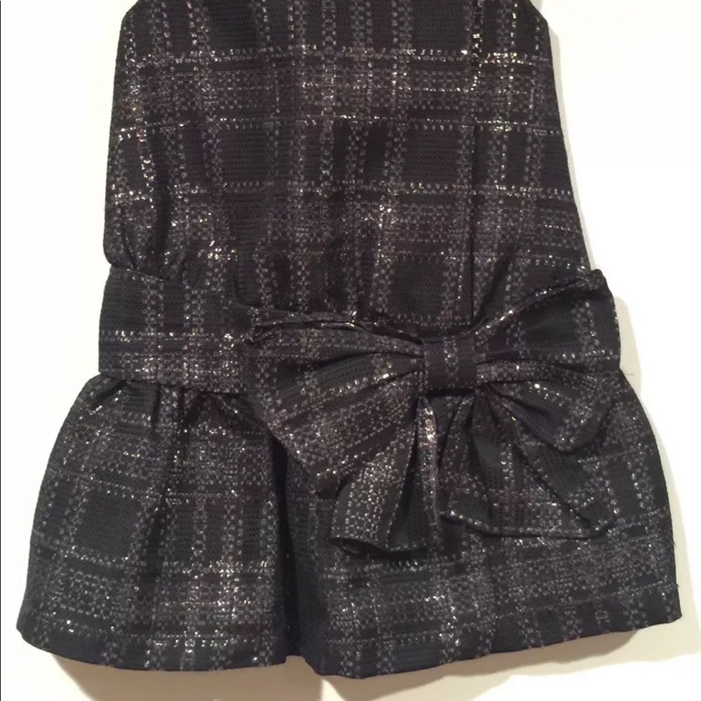 LILI GAUFRETTE**Black Silver Gorgeous Party Dress - Picture 2 of 8